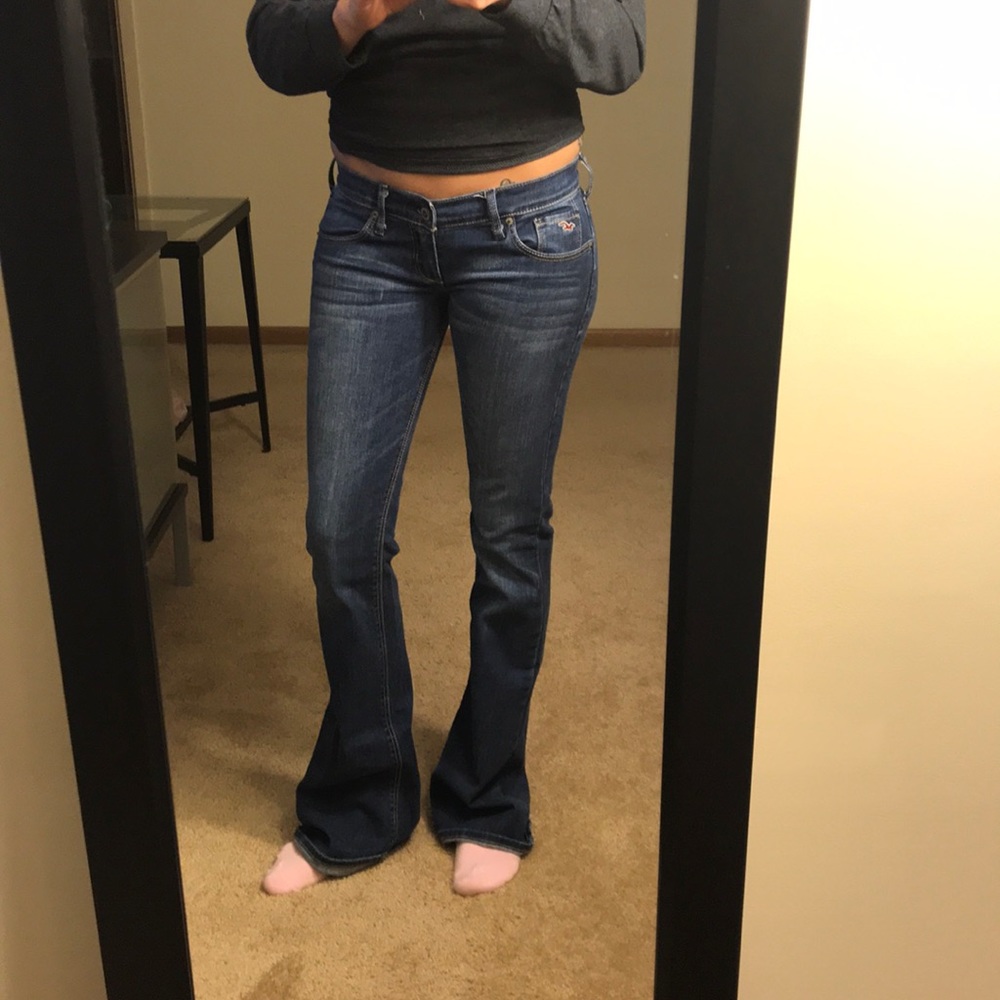 Hollister Low Rise Flare Jeans